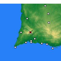 Nearby Forecast Locations - Monchique - Carte