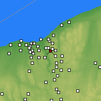 Nearby Forecast Locations - Bedford - Carte