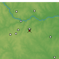 Nearby Forecast Locations - Lee's Summit - Carte