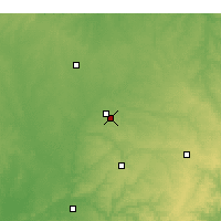Nearby Forecast Locations - Webb - Carte