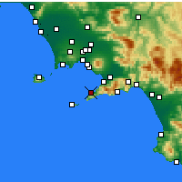 Nearby Forecast Locations - Sorrente - Carte