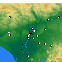Nearby Forecast Locations - Séville - Carte