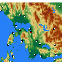Nearby Forecast Locations - Amphilochie - Carte