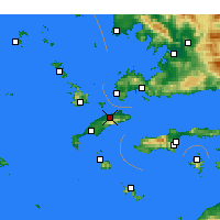 Nearby Forecast Locations - Dikaios - Carte