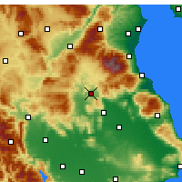 Nearby Forecast Locations - Elassóna - Carte