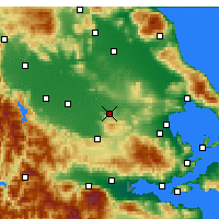 Nearby Forecast Locations - Pharsale - Carte