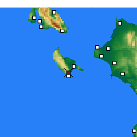 Nearby Forecast Locations - Laganás - Carte