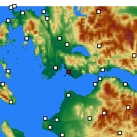 Nearby Forecast Locations - Missolonghi - Carte