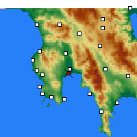 Nearby Forecast Locations - Messène - Carte