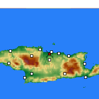 Nearby Forecast Locations - Néa Alikarnassós - Carte