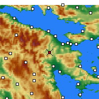 Nearby Forecast Locations - Némée - Carte