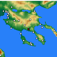 Nearby Forecast Locations - Ormýlia - Carte