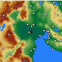 Nearby Forecast Locations - Platý - Carte
