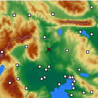 Nearby Forecast Locations - Polýkastro - Carte