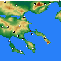 Nearby Forecast Locations - Stágira-Ákanthos - Carte