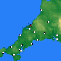 Nearby Forecast Locations - Port Isaac - Carte
