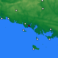 Nearby Forecast Locations - Lorient - Carte
