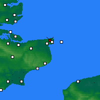 Nearby Forecast Locations - Thanet - Carte