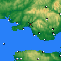 Nearby Forecast Locations - Neath Port Talbot - Carte