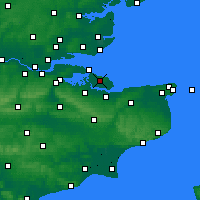 Nearby Forecast Locations - Wokingham - Carte