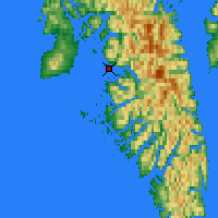 Nearby Forecast Locations - Sitka - Carte