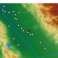 Nearby Forecast Locations - Atwater - Carte