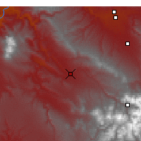 Nearby Forecast Locations - Nucla - Carte
