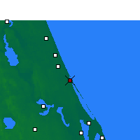 Nearby Forecast Locations - New Smyrna Beach - Carte