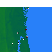 Nearby Forecast Locations - Fernandina Beach - Carte