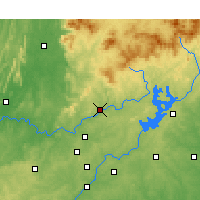 Nearby Forecast Locations - Canton - Carte