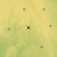 Nearby Forecast Locations - Luverne - Carte