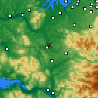 Nearby Forecast Locations - Chehalis - Carte