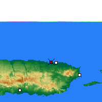 Nearby Forecast Locations - San Juan - Carte