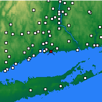 Nearby Forecast Locations - Branford - Carte