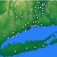Nearby Forecast Locations - Milford - Carte