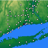 Nearby Forecast Locations - West Haven - Carte