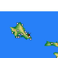 Nearby Forecast Locations - Kailua - Carte