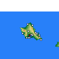 Nearby Forecast Locations - Waipahu - Carte