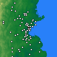 Nearby Forecast Locations - Malden - Carte