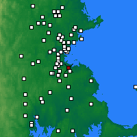 Nearby Forecast Locations - Quincy - Carte