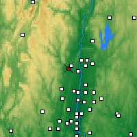 Nearby Forecast Locations - Westfield - Carte