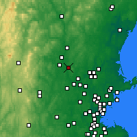 Nearby Forecast Locations - Hudson - Carte