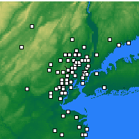 Nearby Forecast Locations - Bloomfield - Carte