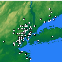 Nearby Forecast Locations - Fort Lee - Carte