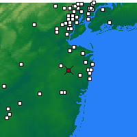 Nearby Forecast Locations - Freehold - Carte