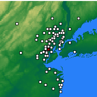 Nearby Forecast Locations - Hillside - Carte