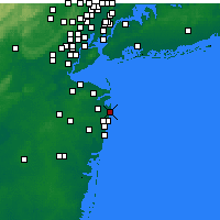 Nearby Forecast Locations - Long Branch - Carte
