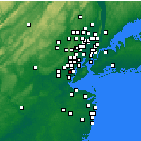 Nearby Forecast Locations - Rahway - Carte