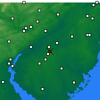 Nearby Forecast Locations - Voorhees - Carte