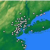 Nearby Forecast Locations - West New York - Carte